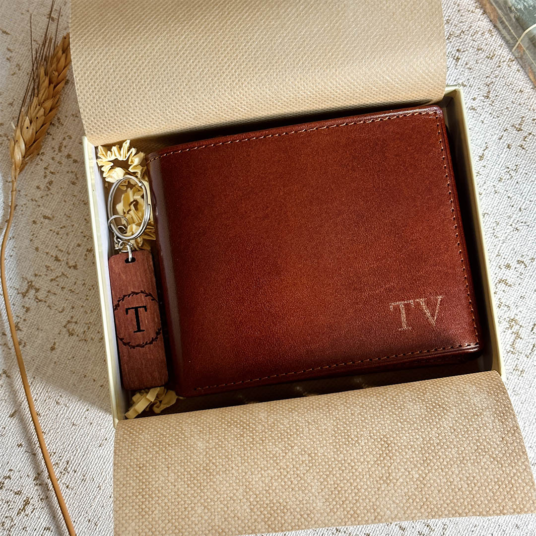 Portafogli personalizzato in pelle