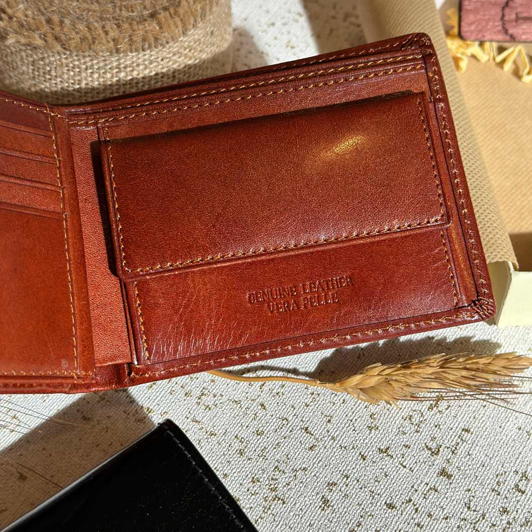 Portafogli personalizzato in pelle