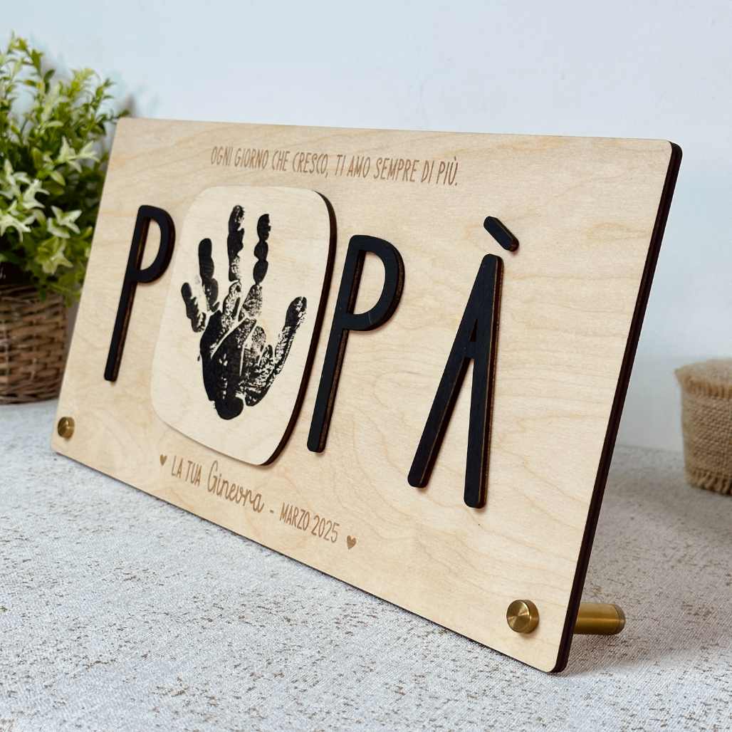 Targa Papà DIY