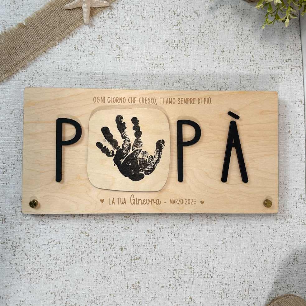 Targa Papà DIY
