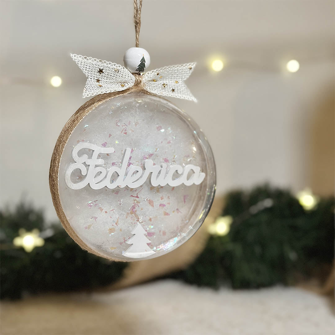 Pallina di Natale personalizzata | Snow