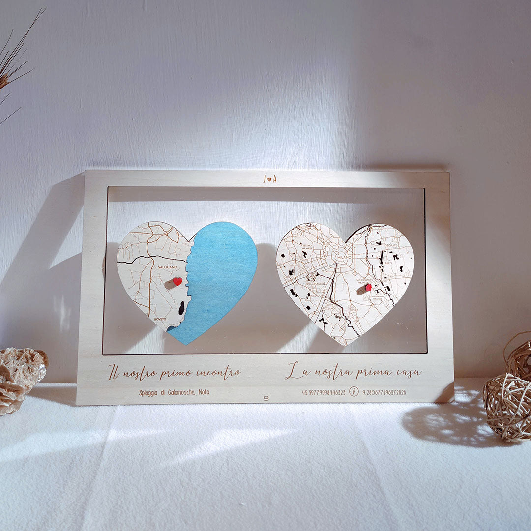 Quadro di coppia personalizzato