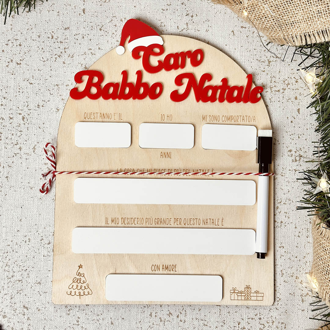 Lavagna Babbo Natale