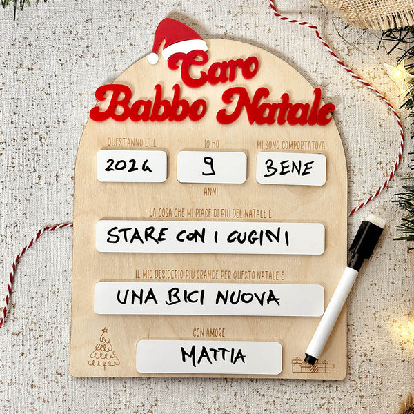 Lavagna Babbo Natale