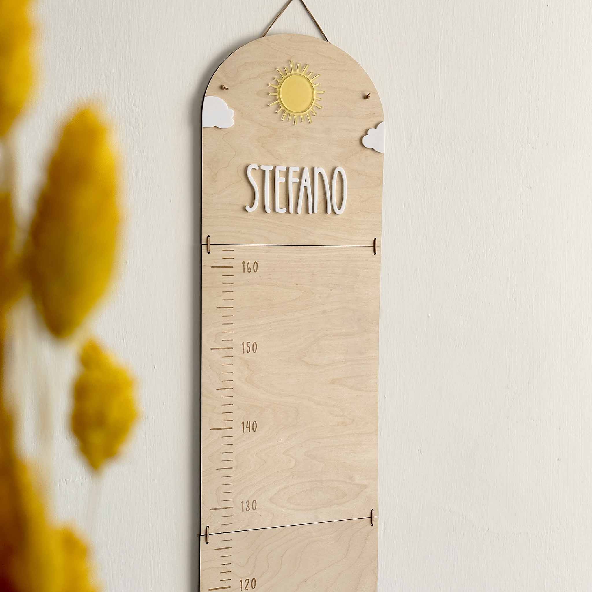Misuratore altezza bambini personalizzato con nome
