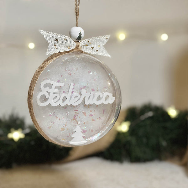 Pallina di Natale personalizzata | Snow