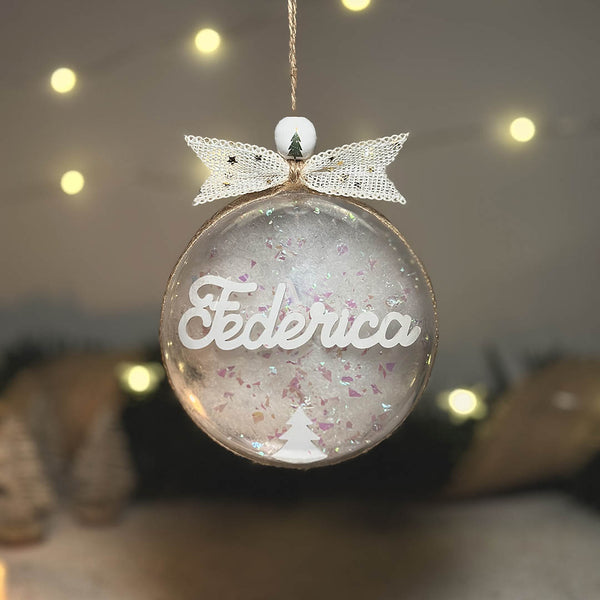 Pallina di Natale personalizzata | Snow