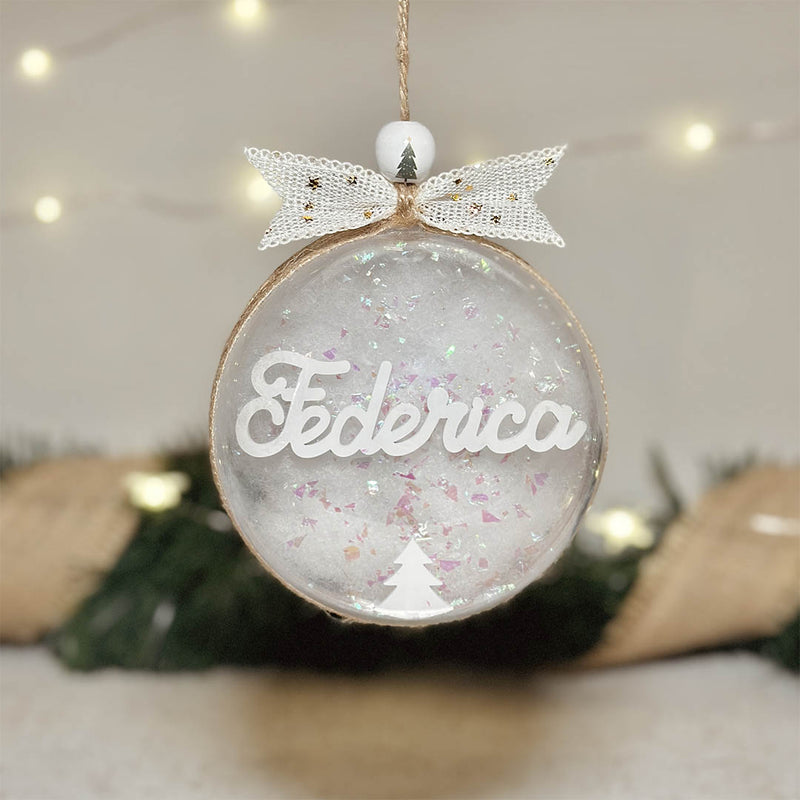 Pallina di Natale personalizzata | Snow