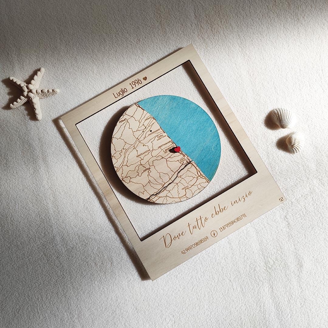 Mappa di coppia personalizzata San Valentino, anniversario, matrimonio